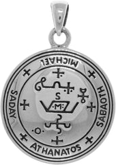 Jewelry Trends Archangel Michael Sigil Arch Angel on sale Sterling Silver Pendant Necklace