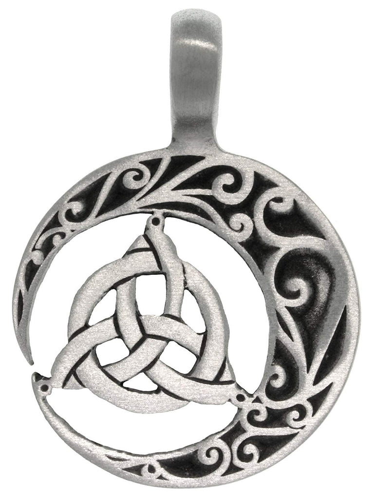 Jewelry Trends Trinity Crescent Celtic Knot Pewter Pendant